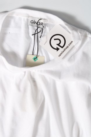 Γυναικείο t-shirt Ginger, Μέγεθος S, Χρώμα Λευκό, 20% βαμβάκι, 80% πολυεστέρας, Τιμή 8,76 €