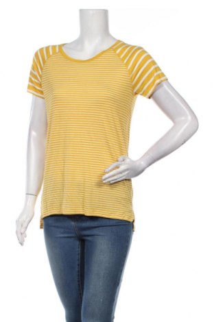 Γυναικείο t-shirt S.Oliver, Μέγεθος XS, Χρώμα Κίτρινο, Βισκόζη, Τιμή 12,63 €
