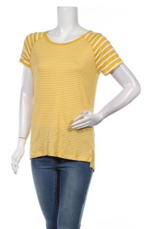 Γυναικείο t-shirt S.Oliver, Μέγεθος S, Χρώμα Κίτρινο, Βισκόζη, Τιμή 12,63 €