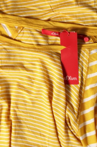 Γυναικείο t-shirt S.Oliver, Μέγεθος M, Χρώμα Κίτρινο, Βισκόζη, Τιμή 12,63 €