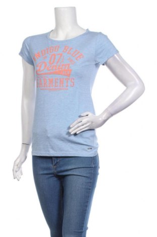 Γυναικείο t-shirt Tom Tailor, Μέγεθος S, Χρώμα Μπλέ, 50% βαμβάκι, 50% πολυεστέρας, Τιμή 8,84 €