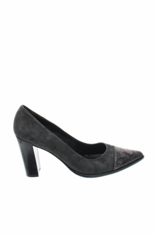 Дамски обувки Alba Moda, Размер 40, Цвят Сив, Естествен велур, Цена 57,00 лв.