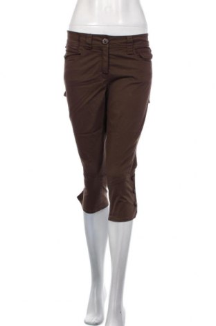 Дамски панталон Atos Lombardini, Размер S, Цвят Кафяв, 97% памук, 3% еластан, Цена 66,30 лв.