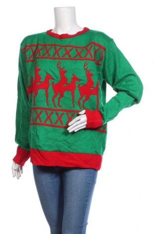Дамски пуловер, Размер L, Цвят Зелен, Цена 36,00 лв.