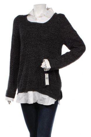 Дамски пуловер Ab Studio, Размер XL, Цвят Сив, 64% памук, 36% акрил, Цена 58,50 лв.