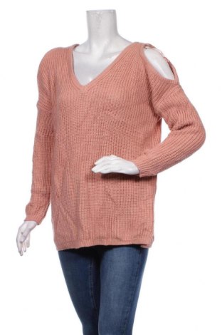 Дамски пуловер Ambiance, Размер L, Цвят Розов, Акрил, Цена 27,00 лв.