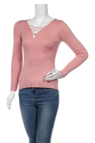 Дамски пуловер Ambiance Apparel, Размер M, Цвят Розов, 80% вискоза, 20% полиестер, Цена 27,00 лв.