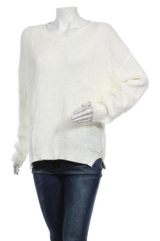 Дамски пуловер Ambiance Apparel, Размер L, Цвят Бял, 60% памук, 40% акрил, Цена 27,00 лв.
