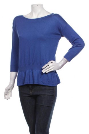 Дамски пуловер Ann Taylor, Размер S, Цвят Син, 45% вискоза, 30% полиамид, 20% полиестер, 5% кашмир, Цена 75,00 лв.