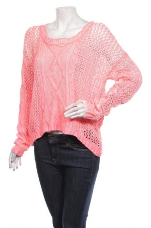 Дамски пуловер Anna, Размер XL, Цвят Розов, 60% памук, 40% акрил, Цена 25,20 лв.