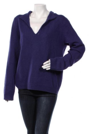 Дамски пуловер Armani Exchange, Размер L, Цвят Лилав, Вълна, Цена 97,00 лв.