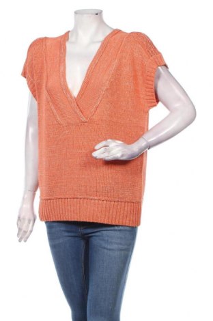 Дамски пуловер Atelier GS, Размер XXL, Цвят Оранжев, 60% полиакрил, 40% памук, Цена 30,60 лв.