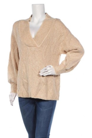 Дамски пуловер Forever 21, Размер M, Цвят Бежов, Цена 3,18 лв.