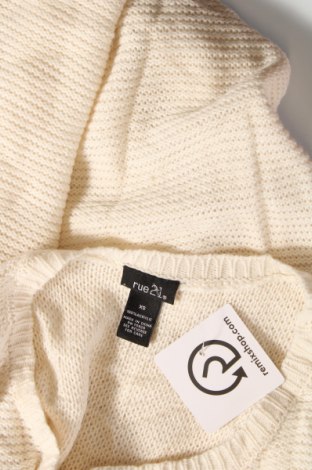 Γυναικείο πουλόβερ Rue 21, Μέγεθος XS, Χρώμα Λευκό, Τιμή 1,78 €