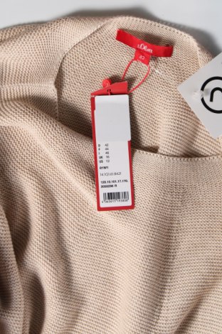 Дамски пуловер S.Oliver, Размер L, Цвят Бежов, Цена 55,60 лв.