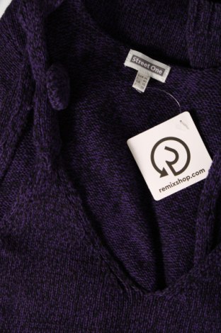 Дамски пуловер Street One, Размер S, Цвят Лилав, Памук, Цена 42,40 лв.