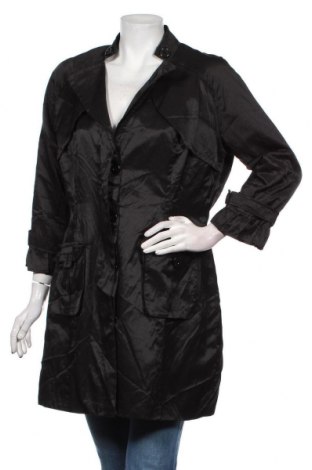 Damen Trenchcoat Charming Charlie, Größe XL, Farbe Schwarz, 57% Baumwolle, 43% Polyester, Preis 15,31 €