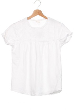 Bluză pentru copii Zara, Mărime 12-13y/ 158-164 cm, Culoare Alb, 95% bumbac, 5% elastan, Preț 69,08 Lei