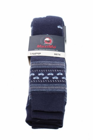 Детски чорапогащник - клин Maximo, Размер 6-9m/ 68-74 см, Цвят Син, 80% памук, 18% полиамид, 2% еластан, Цена 8,00 лв.
