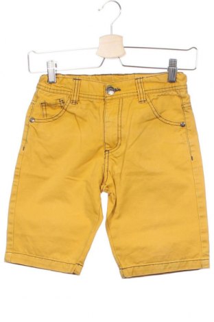 Pantaloni scurți pentru copii Yigga, Mărime 7-8y/ 128-134 cm, Culoare Galben, Bumbac, Preț 85,53 Lei