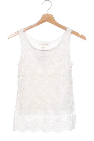 Μπλουζάκι αμάνικο παιδικό H&M, Μέγεθος 10-11y/ 146-152 εκ., Χρώμα Λευκό, 97% βαμβάκι, 3% πολυαμίδη, Τιμή 12,99 €