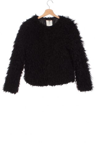 Детско палто H&M, Размер 12-13y/ 158-164 см, Цвят Черен, Цена 4,32 лв.