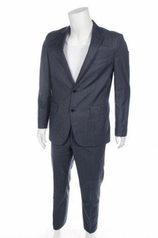Pánský oblek  Cacharel, Velikost M, Barva Modrá, 80% vlna, 10% polyamide, 10% polyester, Cena  3 300,00 Kč