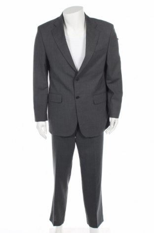 Pánský oblek  Marks & Spencer, Velikost L, Barva Šedá, 55% polyester, 43% vlna, 2% elastan, Cena  1 590,00 Kč