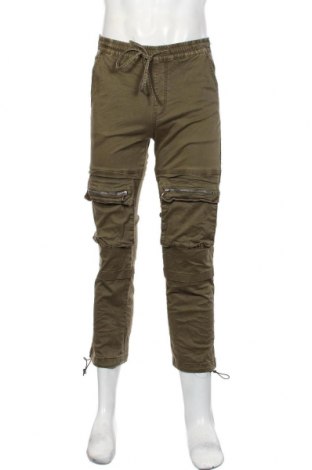 Мъжки панталон American Bazi, Размер S, Цвят Зелен, 98% памук, 2% еластан, Цена 29,75 лв.