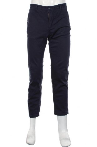 Мъжки панталон Cortefiel, Размер M, Цвят Син, 98% памук, 2% еластан, Цена 42,75 лв.