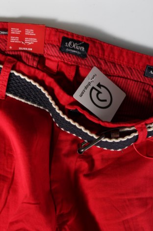 Ανδρικό παντελόνι S.Oliver, Μέγεθος L, Χρώμα Κόκκινο, Τιμή 53,74 €