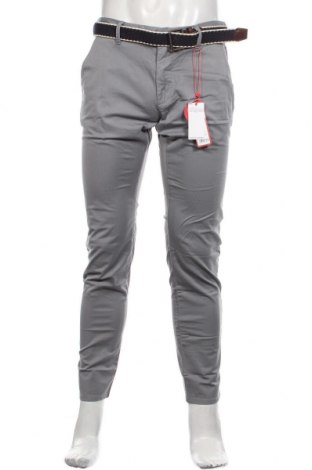 Мъжки панталон S.Oliver, Размер M, Цвят Сив, 98% памук, 2% еластан, Цена 48,65 лв.