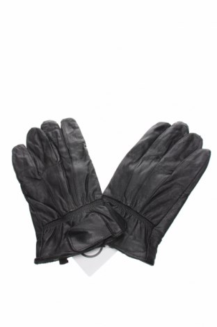 Γάντια, Χρώμα Μαύρο, Γνήσιο δέρμα, Τιμή 28,21 €