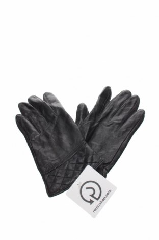 Γάντια, Χρώμα Μαύρο, Γνήσιο δέρμα, Τιμή 27,03 €