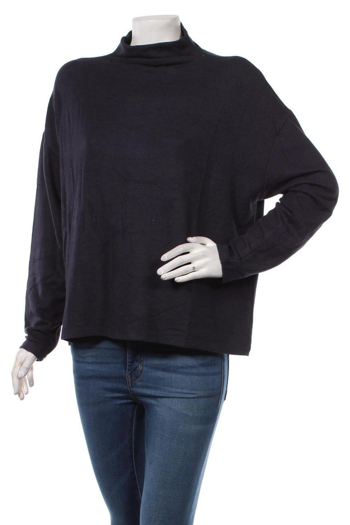Γυναικεία μπλούζα S.Oliver, Μέγεθος L, Χρώμα Μπλέ, 78% βισκόζη, 17% πολυεστέρας, 5% ελαστάνη, Τιμή 16,29 €