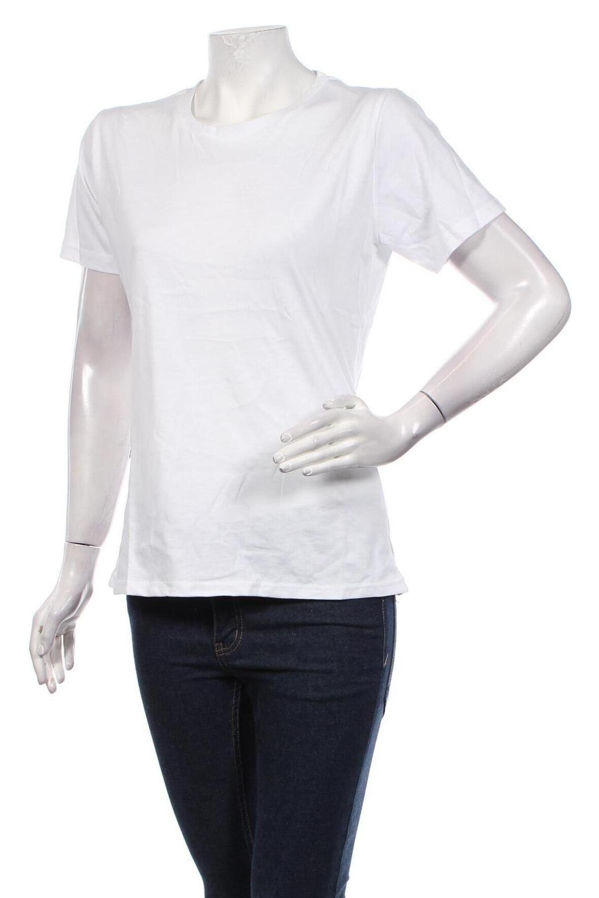 Γυναικείο t-shirt Ginger, Μέγεθος L, Χρώμα Λευκό, 20% βαμβάκι, 80% πολυεστέρας, Τιμή 8,76 €