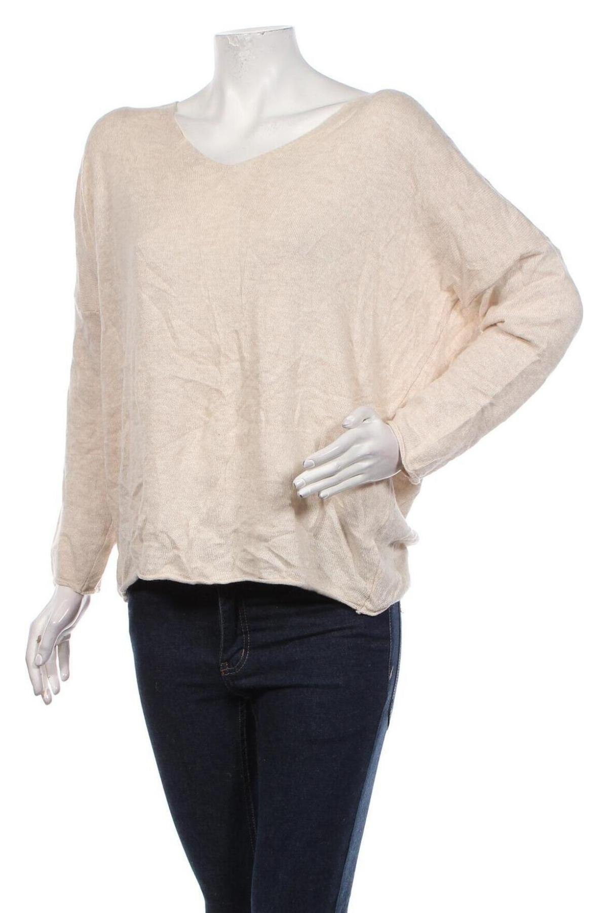 Дамски пуловер Aust, Размер XL, Цвят Бежов, Цена 53,00 лв.