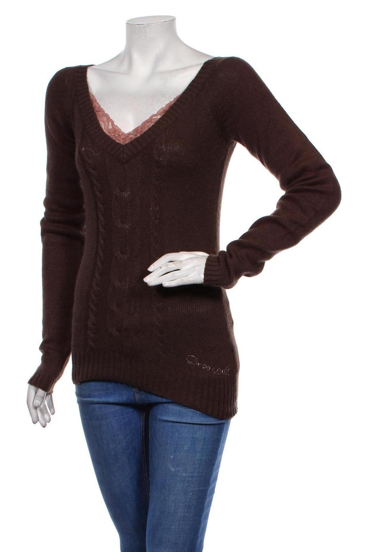 Дамски пуловер Freesoul, Размер M, Цвят Кафяв, Цена 18,00 лв.