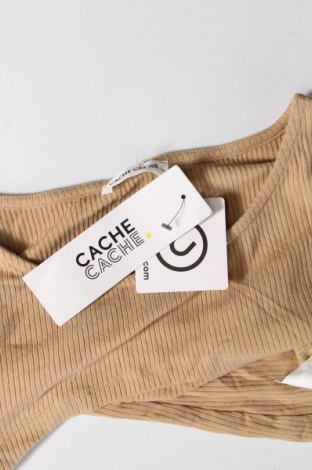 Γυναικεία μπλούζα Cache Cache, Μέγεθος S, Χρώμα Καφέ, Τιμή 2,08 €
