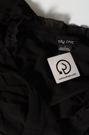 Γυναικεία μπλούζα City Chic, Μέγεθος S, Χρώμα Μαύρο, Τιμή 2,00 €