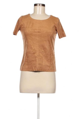 Дамска блуза Gina Tricot, Размер XS, Цвят Кафяв, Цена 5,55 лв.