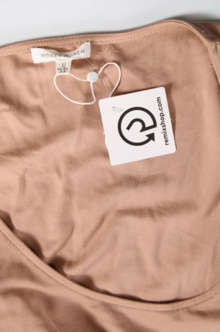 Γυναικεία μπλούζα Honey Punch, Μέγεθος L, Χρώμα  Μπέζ, Τιμή 8,54 €