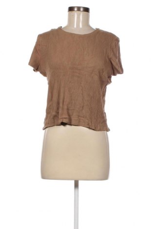 Дамска блуза Lindex, Размер XL, Цвят Кафяв, Цена 5,89 лв.