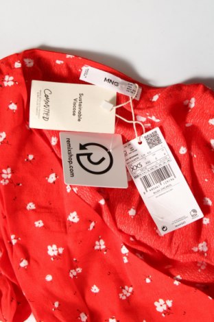 Дамска блуза Mango, Размер XXS, Цвят Червен, Цена 5,94 лв.