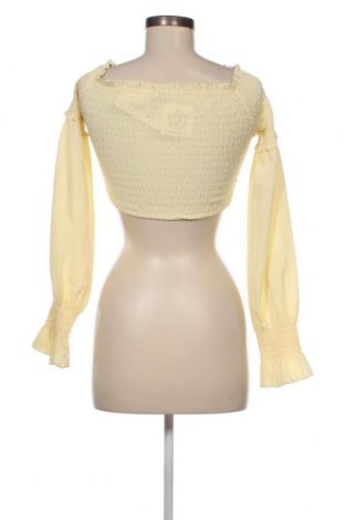 Дамска блуза NA-KD, Размер XXS, Цвят Жълт, Цена 5,76 лв.