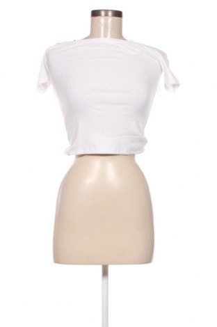 Γυναικεία μπλούζα Pull&Bear, Μέγεθος L, Χρώμα Λευκό, Τιμή 3,20 €