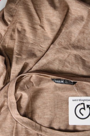 Γυναικεία μπλούζα SHEIN, Μέγεθος S, Χρώμα  Μπέζ, Τιμή 1,65 €