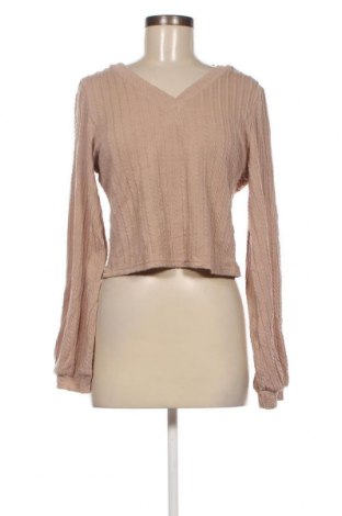 Γυναικεία μπλούζα SHEIN, Μέγεθος XL, Χρώμα  Μπέζ, Τιμή 3,17 €