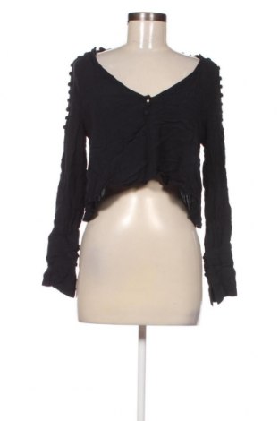 Дамска блуза Zara Trafaluc, Размер M, Цвят Син, Цена 4,20 лв.
