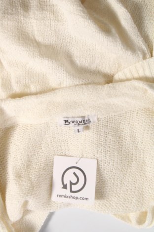Damen Strickjacke Brandtex, Größe L, Farbe Weiß, Preis 2,02 €